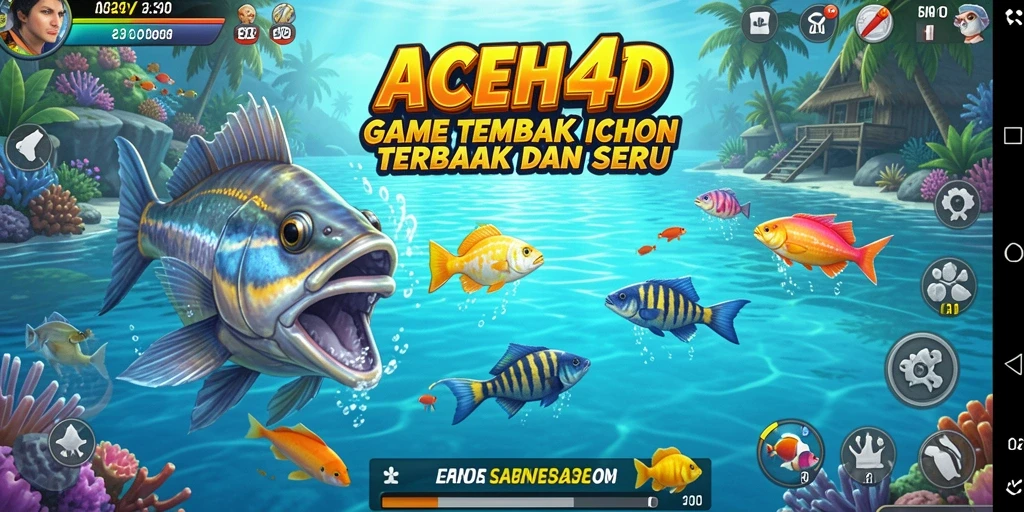 Tangkapan ikan berwarna-warni dalam gameplay ACEH4D yang mengasyikkan.