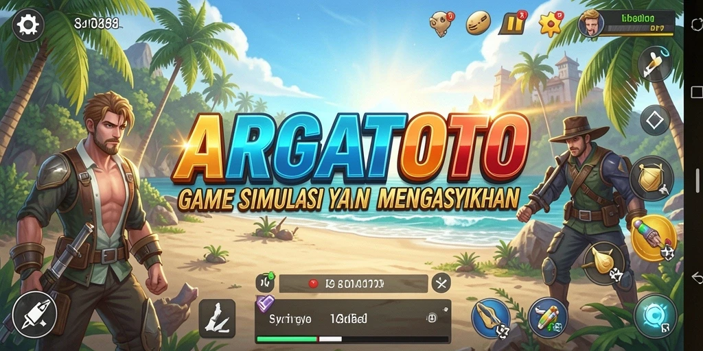 Screenshot dari gameplay <strong>ARGATOTO</strong> menunjukkan pengalaman simulasi yang interaktif.