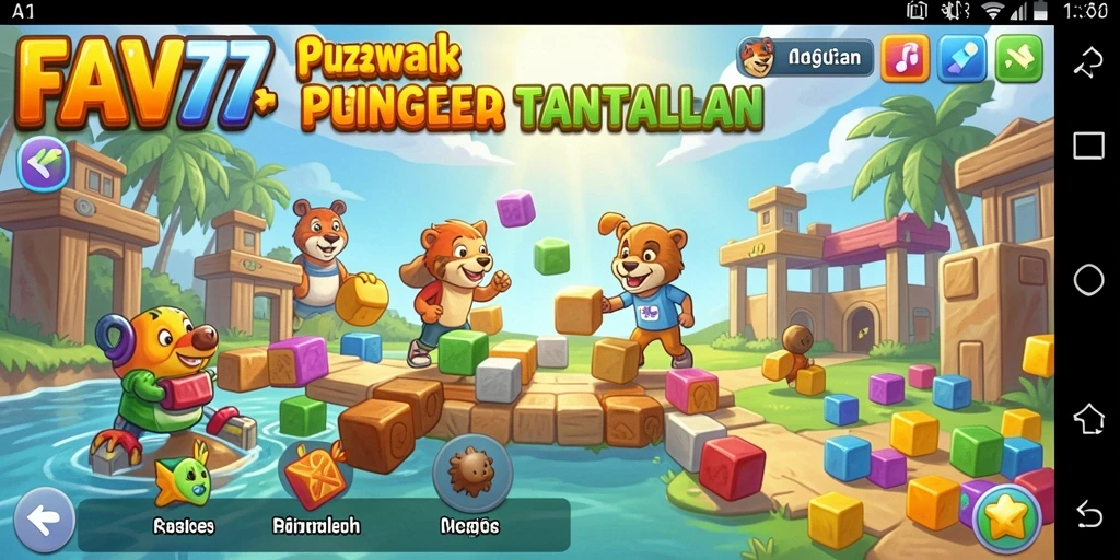 Tangkapan layar gameplay FAV77 menampilkan tantangan puzzle yang menarik.