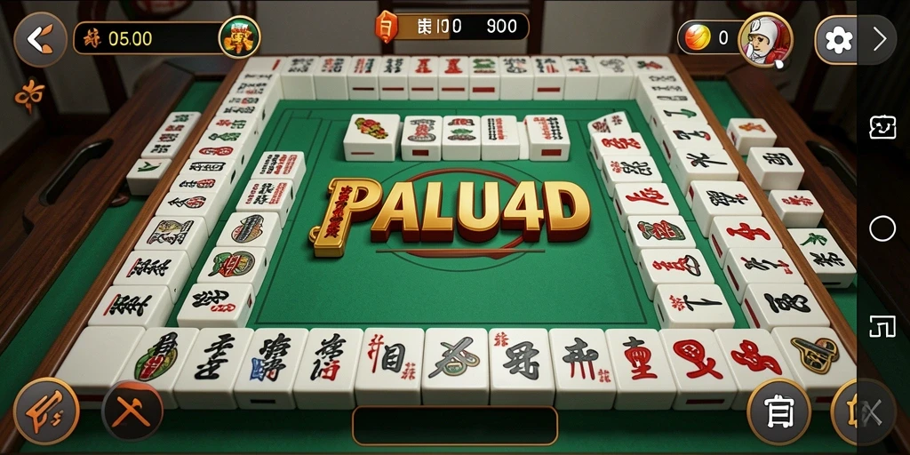 Screenshot PALU4D menampilkan momen seru permainan Mahjong.