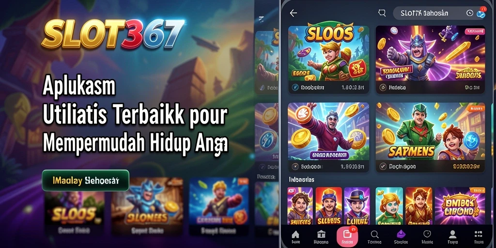Tampilan antarmuka aplikasi SLOT367 yang user-friendly dan intuitif.